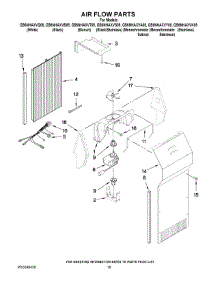 11 - Air Flow Parts parts for Whirlpool Refrigerator GS6NHAXVB05 from AppliancePartsPros.com