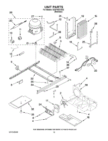 09 - Unit Parts parts for Whirlpool Refrigerator ED2FHEXVS02 from AppliancePartsPros.com