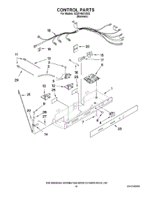 11 - Control Parts parts for Whirlpool Refrigerator ED2FHEXVS02 from AppliancePartsPros.com