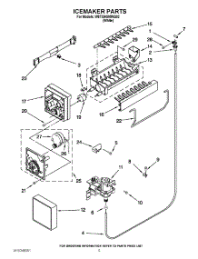 05 - Icemaker Parts parts for Whirlpool Refrigerator W8TXNGMWQ02 from AppliancePartsPros.com