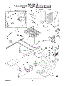 09 - Unit Parts parts for Whirlpool Refrigerator GS5VHAXWY02 from AppliancePartsPros.com