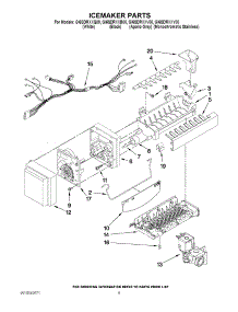 05 - Icemaker Parts parts for Whirlpool Refrigerator GI6SDRXXV00 from AppliancePartsPros.com