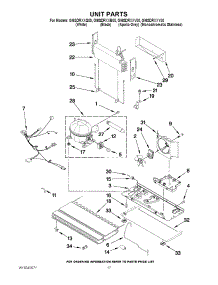 09 - Unit Parts parts for Whirlpool Refrigerator GI6SDRXXQ00 from AppliancePartsPros.com