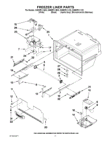 06 - Freezer Liner Parts parts for Whirlpool Refrigerator GI6SDRXXB00 from AppliancePartsPros.com