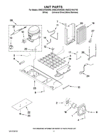 07 - Unit Parts parts for Whirlpool Refrigerator 6WSC21N4XW00 from AppliancePartsPros.com