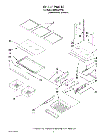 03 - Shelf Parts parts for Whirlpool Refrigerator GI0FSAXVY03 from AppliancePartsPros.com