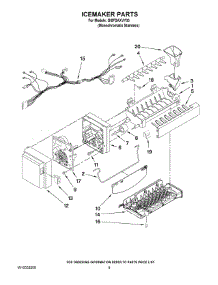 05 - Icemaker Parts parts for Whirlpool Refrigerator GI0FSAXVY03 from AppliancePartsPros.com