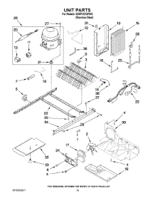 09 - Unit Parts parts for Whirlpool Refrigerator ED5PVEXWS02 from AppliancePartsPros.com