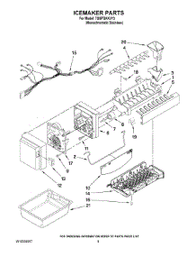 05 - Icemaker Parts parts for Whirlpool Refrigerator 7GI5FSAXVY3 from AppliancePartsPros.com