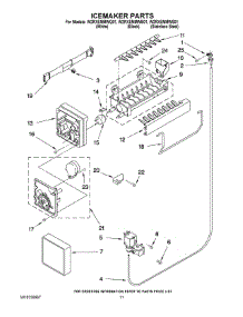 06 - Icemaker Parts parts for Whirlpool Refrigerator W2RXEMMWQ01 from AppliancePartsPros.com