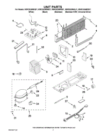 04 - Unit Parts parts for Whirlpool Refrigerator W8RXEGMWS01 from AppliancePartsPros.com