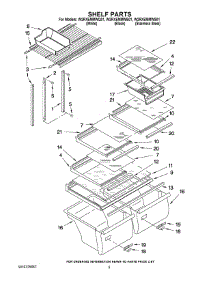 03 - Shelf Parts parts for Whirlpool Refrigerator W2RXEMMWB01 from AppliancePartsPros.com