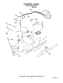 11 - Control Parts parts for Whirlpool Refrigerator ED2KHAXVS02 from AppliancePartsPros.com