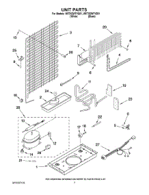 04 - Unit Parts parts for Whirlpool Refrigerator W8TXEWFVB01 from AppliancePartsPros.com