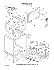 02 - Liner Parts parts for Whirlpool Refrigerator GR2FHMXVY03 from AppliancePartsPros.com