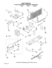 04 - Unit Parts parts for Whirlpool Refrigerator W6RXNGFWS01 from AppliancePartsPros.com