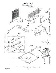 05 - Unit Parts parts for Whirlpool Refrigerator GR2FHMXVY03 from AppliancePartsPros.com