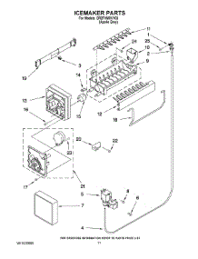 06 - Icemaker Parts parts for Whirlpool Refrigerator GR2FHMXVY03 from AppliancePartsPros.com