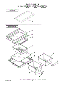 05 - Shelf Parts parts for Whirlpool Refrigerator W6RXNGFWB01 from AppliancePartsPros.com