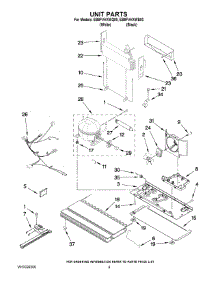 06 - Unit Parts parts for Whirlpool Refrigerator EB9FVHXWB00 from AppliancePartsPros.com