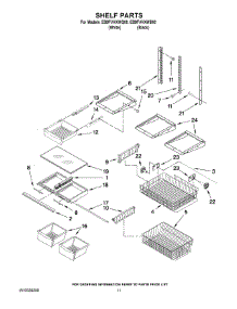 07 - Shelf Parts parts for Whirlpool Refrigerator EB9FVHXWB00 from AppliancePartsPros.com