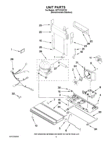 05 - Unit Parts parts for Whirlpool Refrigerator GI7FVCXWY02 from AppliancePartsPros.com