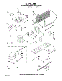 04 - Unit Parts parts for Whirlpool Refrigerator W8TXNGMWQ01 from AppliancePartsPros.com