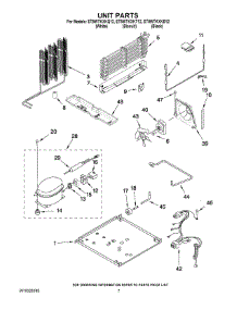 04 - Unit Parts parts for Whirlpool Refrigerator ET8WTKXKQ12 from AppliancePartsPros.com