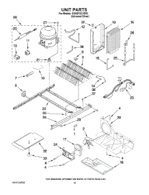 09 - Unit Parts parts for Whirlpool Refrigerator ED5GVEXVD03 from AppliancePartsPros.com