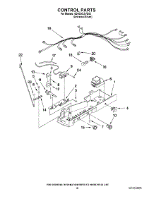 11 - Control Parts parts for Whirlpool Refrigerator ED5GVEXVD03 from AppliancePartsPros.com