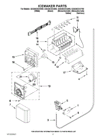 10 - Icemaker Parts parts for Whirlpool Refrigerator GSS26C5XXW00 from AppliancePartsPros.com