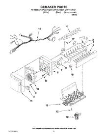 08 - Icemaker Parts parts for Whirlpool Refrigerator GI7FVCXWQ01 from AppliancePartsPros.com