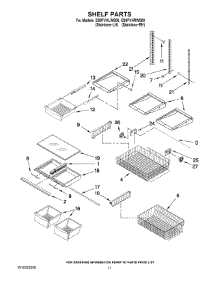 07 - Shelf Parts parts for Whirlpool Refrigerator EB9FVHLWS00 from AppliancePartsPros.com