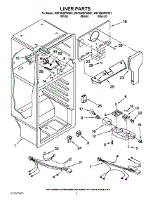 03 - Liner Parts parts for Whirlpool Refrigerator W8TXNGFWT01 from AppliancePartsPros.com