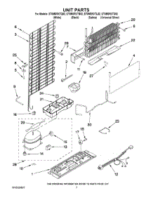 04 - Unit Parts parts for Whirlpool Refrigerator ET0MSRXTB02 from AppliancePartsPros.com
