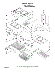 07 - Shelf Parts parts for Whirlpool Refrigerator GX5SHDXVY04 from AppliancePartsPros.com