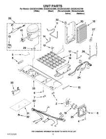 09 - Unit Parts parts for Whirlpool Refrigerator GSS26C4XXY00 from AppliancePartsPros.com