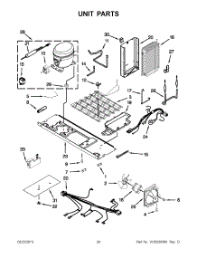 11 - Unit Parts parts for Whirlpool Refrigerator GSS26C4XXB00 from AppliancePartsPros.com