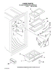 02 - Liner Parts parts for Whirlpool Refrigerator EL88TRRWQ02 from AppliancePartsPros.com