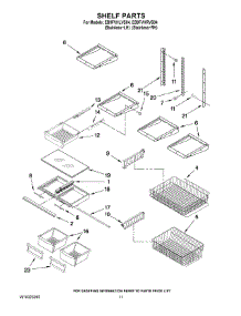 07 - Shelf Parts parts for Whirlpool Refrigerator EB9FVHLVS04 from AppliancePartsPros.com