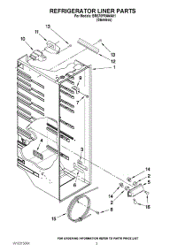 02 - Refrigerator Liner Parts parts for Whirlpool Refrigerator BRS70FRANA01 from AppliancePartsPros.com
