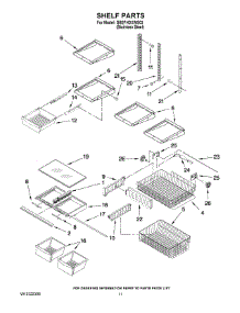 07 - Shelf Parts parts for Whirlpool Refrigerator GB2FHDXWS03 from AppliancePartsPros.com