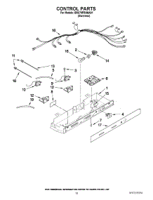 11 - Control Parts parts for Whirlpool Refrigerator BRS70FRANA01 from AppliancePartsPros.com