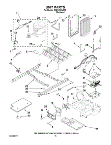09 - Unit Parts parts for Whirlpool Refrigerator GS2KVAXVS02 from AppliancePartsPros.com