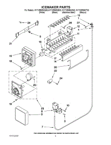05 - Icemaker Parts parts for Whirlpool Refrigerator W1TXEMMWB03 from AppliancePartsPros.com
