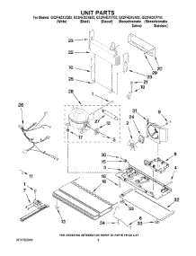 06 - Unit Parts parts for Whirlpool Refrigerator GX2FHDXVB03 from AppliancePartsPros.com