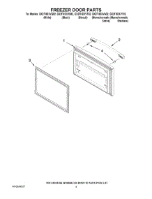 03 - Freezer Door Parts parts for Whirlpool Refrigerator GX2FHDXVT02 from AppliancePartsPros.com