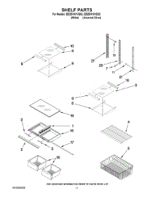 07 - Shelf Parts parts for Whirlpool Refrigerator EB2SHKXVQ02 from AppliancePartsPros.com