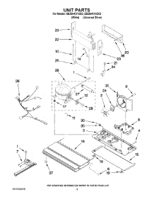 06 - Unit Parts parts for Whirlpool Refrigerator EB2SHKXVD02 from AppliancePartsPros.com