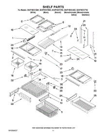 07 - Shelf Parts parts for Whirlpool Refrigerator GX2FHDXVT02 from AppliancePartsPros.com
